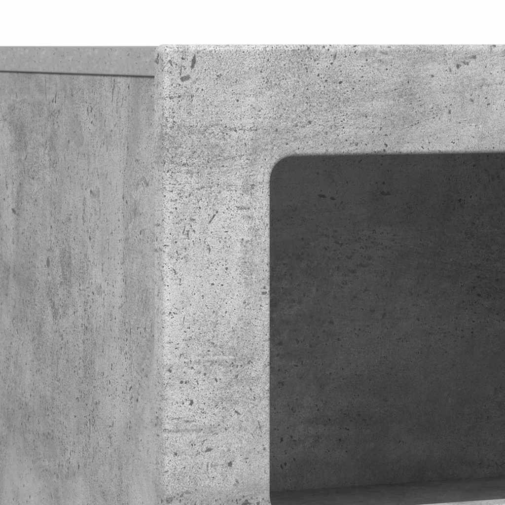 Sideboard ELST Concrete Grey 80.5 x 35 x 59 cm Engineered Wood