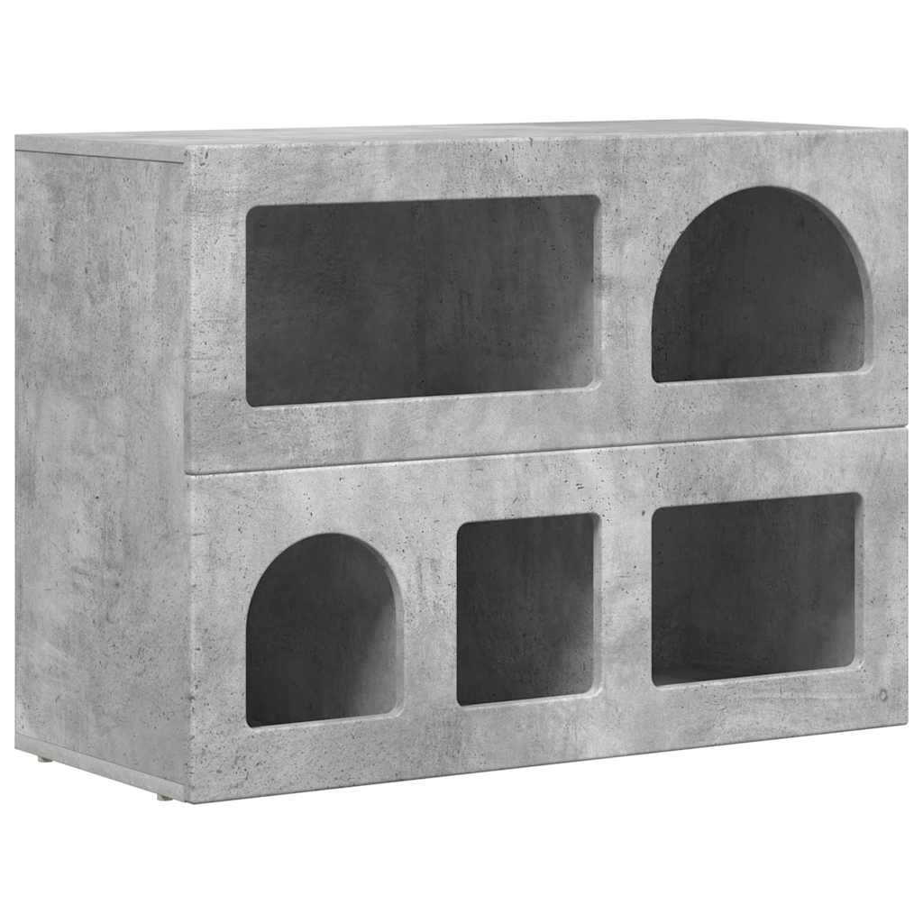 Sideboard ELST Concrete Grey 80.5 x 35 x 59 cm Engineered Wood