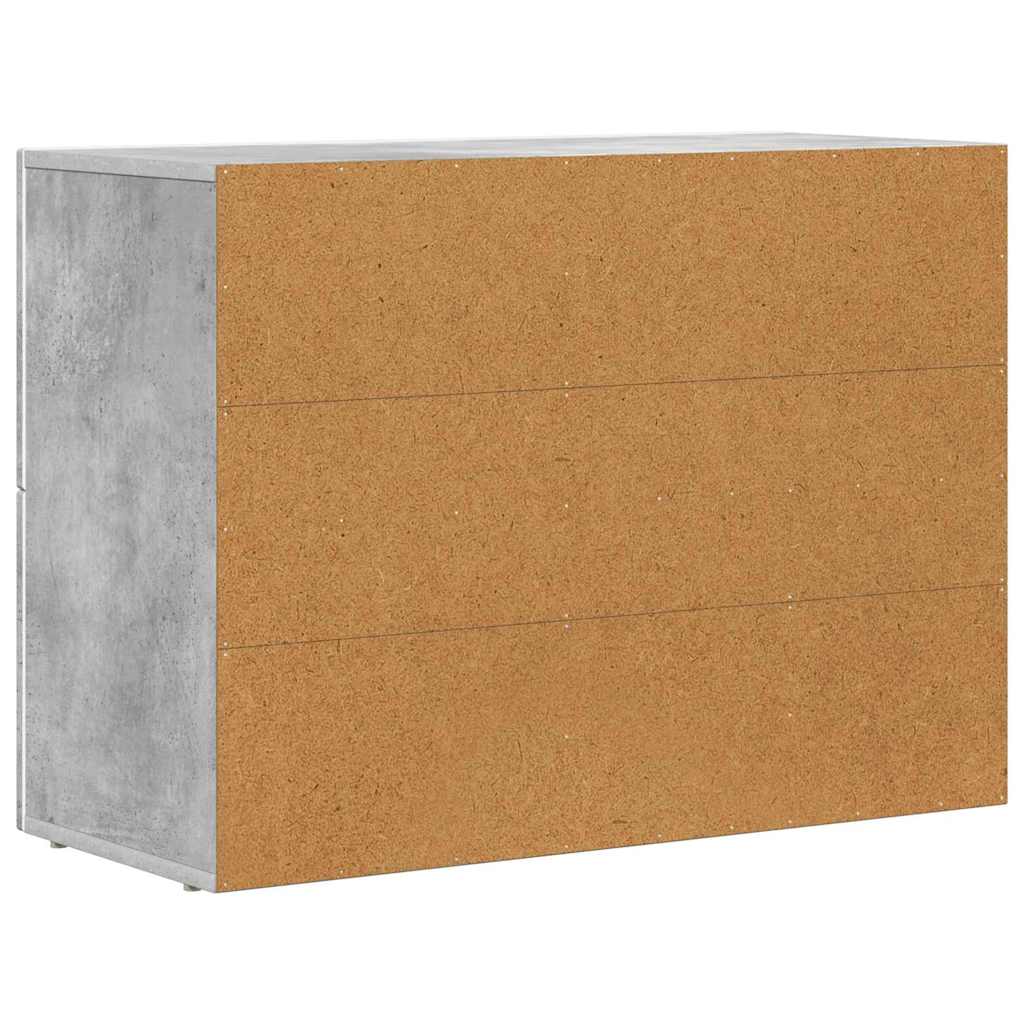 Sideboard ELST Concrete Grey 80.5 x 35 x 59 cm Engineered Wood