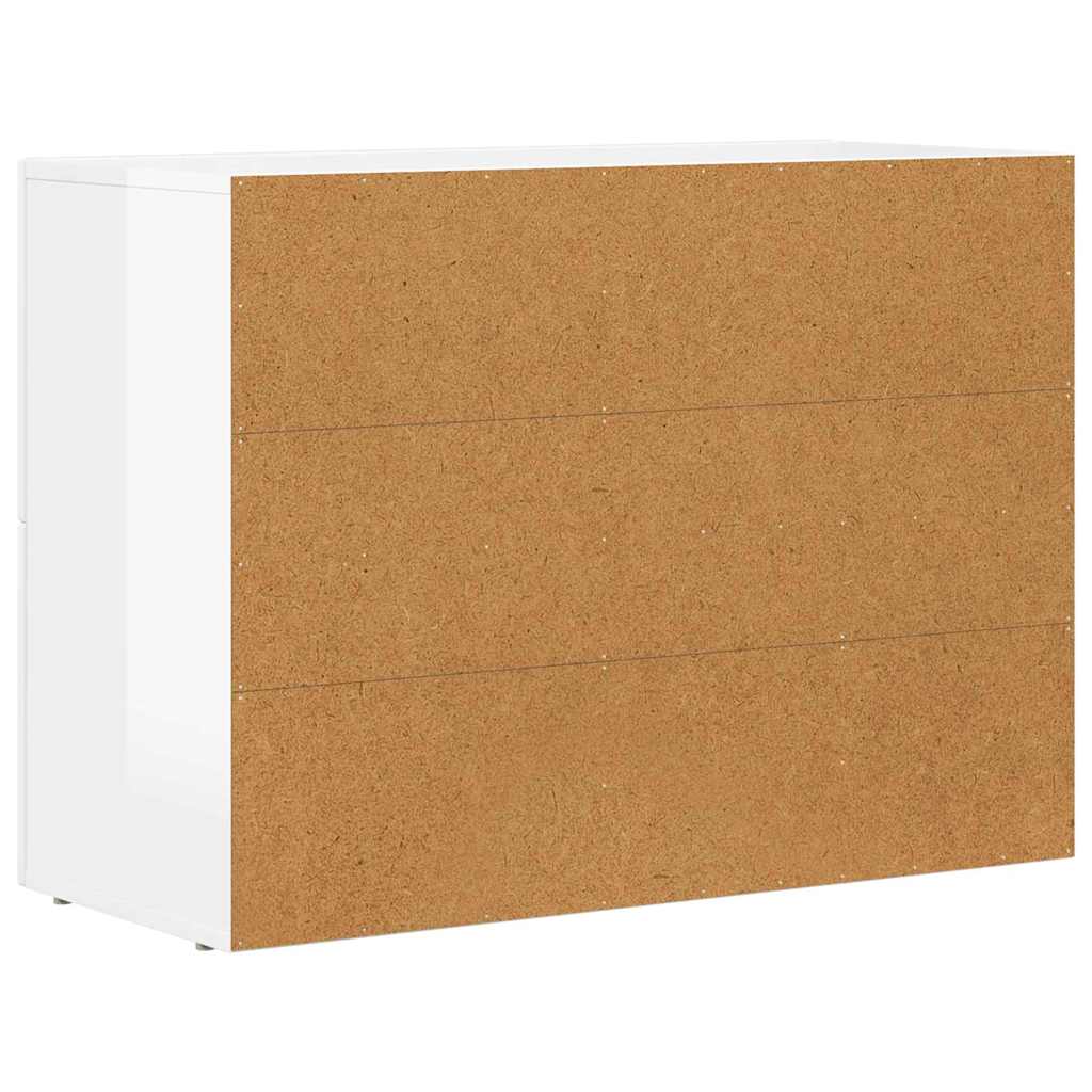 Sideboard ELST High Gloss White 80.5 x 35 x 59 cm