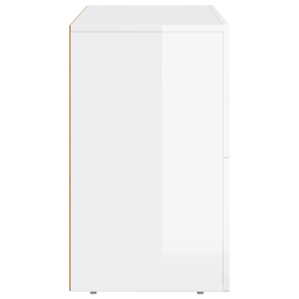 Sideboard ELST High Gloss White 80.5 x 35 x 59 cm