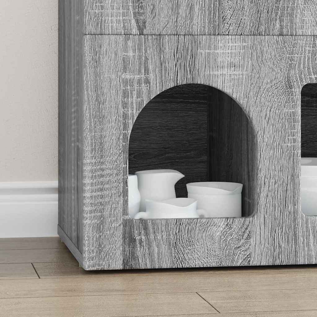 Sideboard ELST Grey Sonoma 80.5 x 35 x 59 cm Engineered Wood