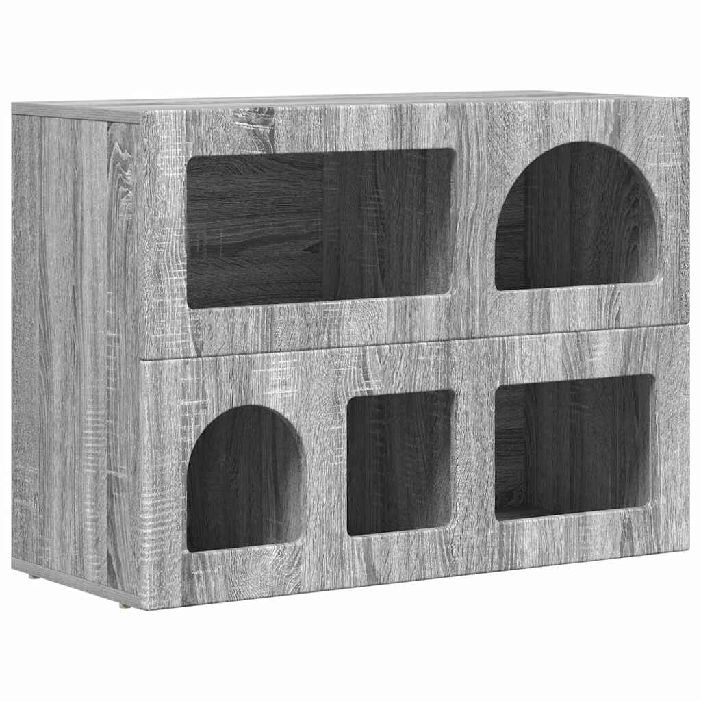 Sideboard ELST Grey Sonoma 80.5 x 35 x 59 cm Engineered Wood