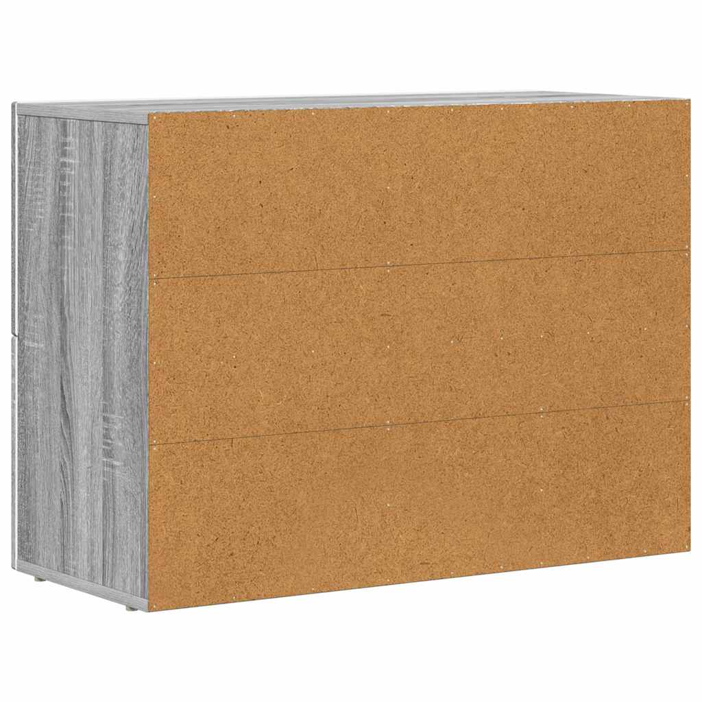Sideboard ELST Grey Sonoma 80.5 x 35 x 59 cm Engineered Wood