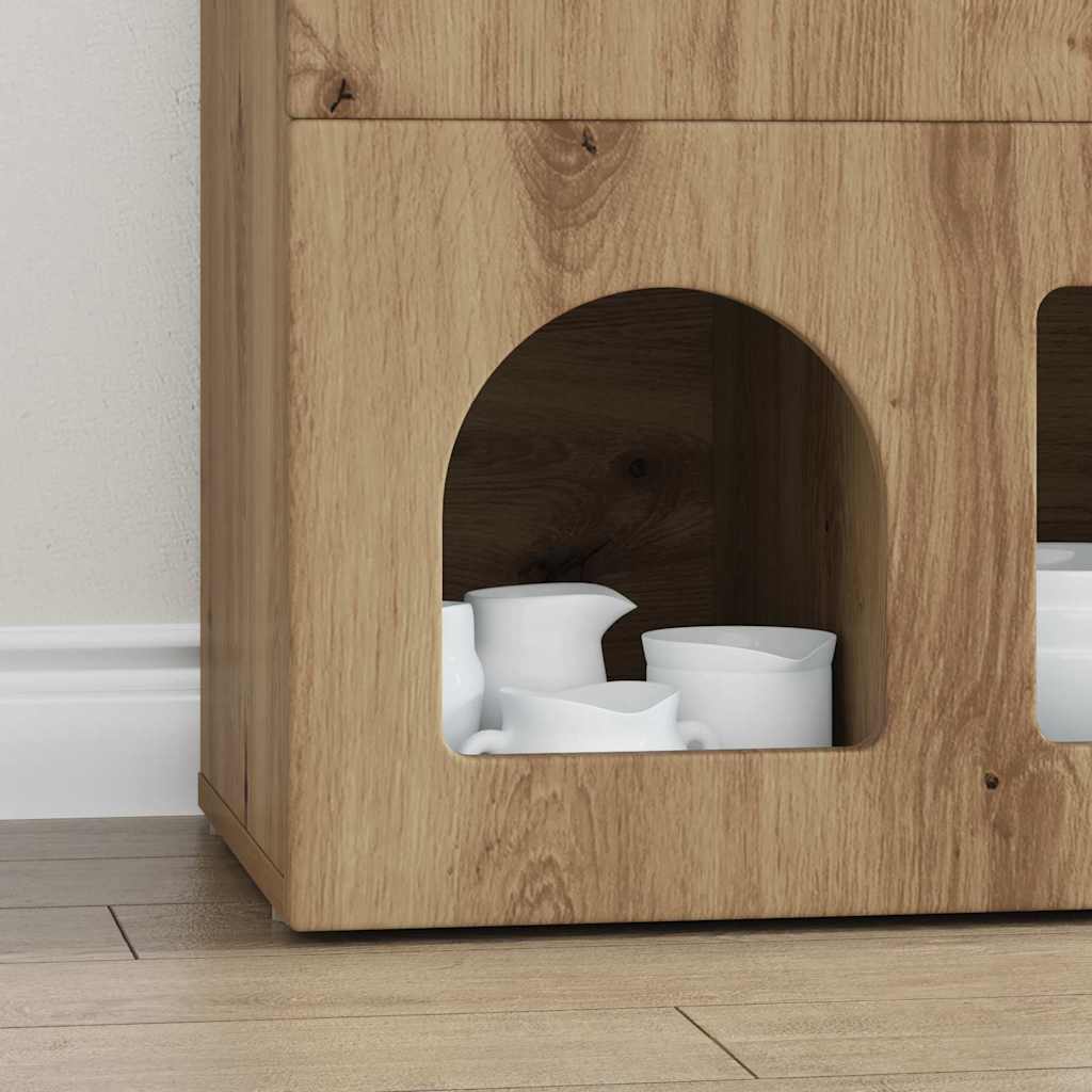 Sideboard ELST Artisan Oak 80.5 x 35 x 59 cm Engineered Wood