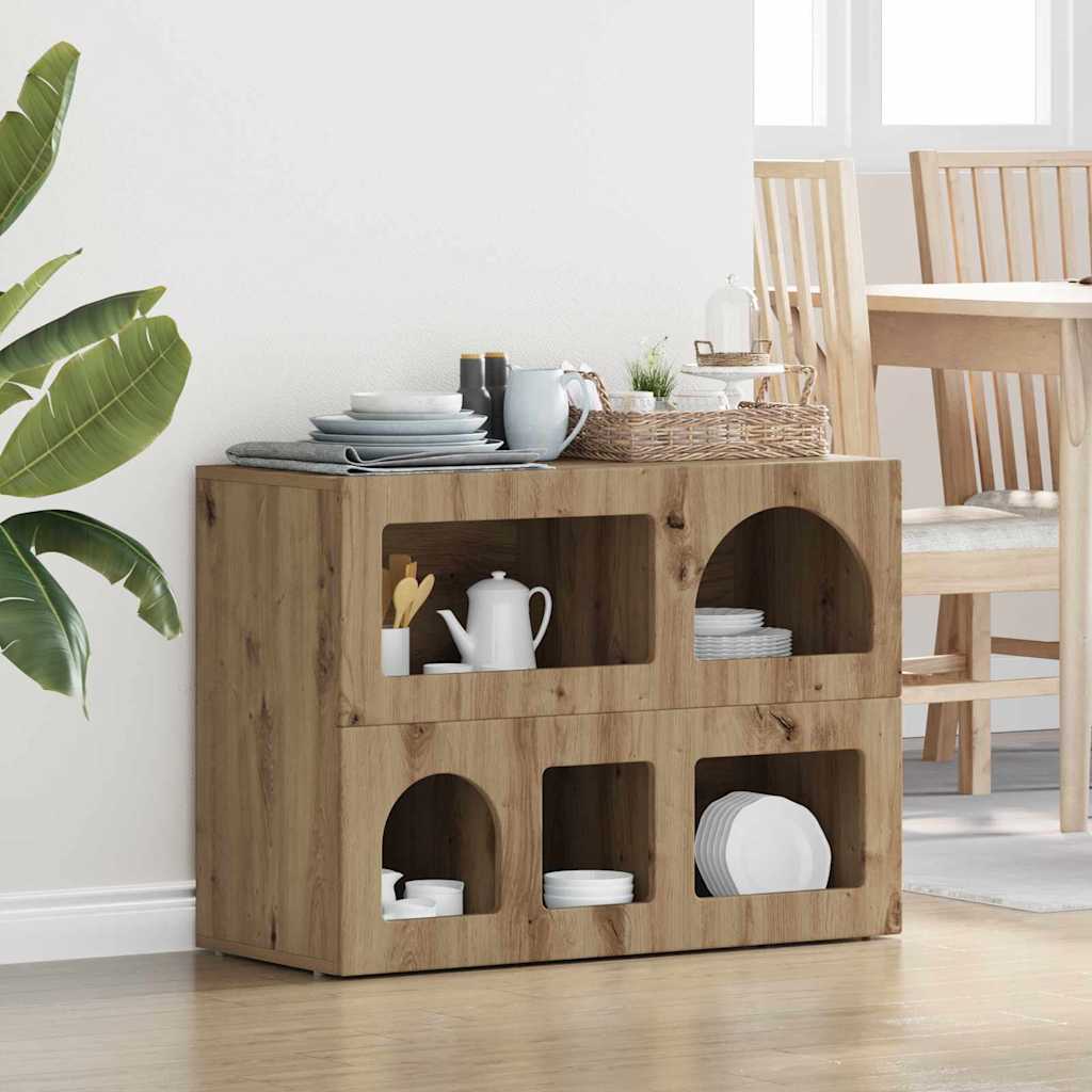 Sideboard ELST Artisan Oak 80.5 x 35 x 59 cm Engineered Wood