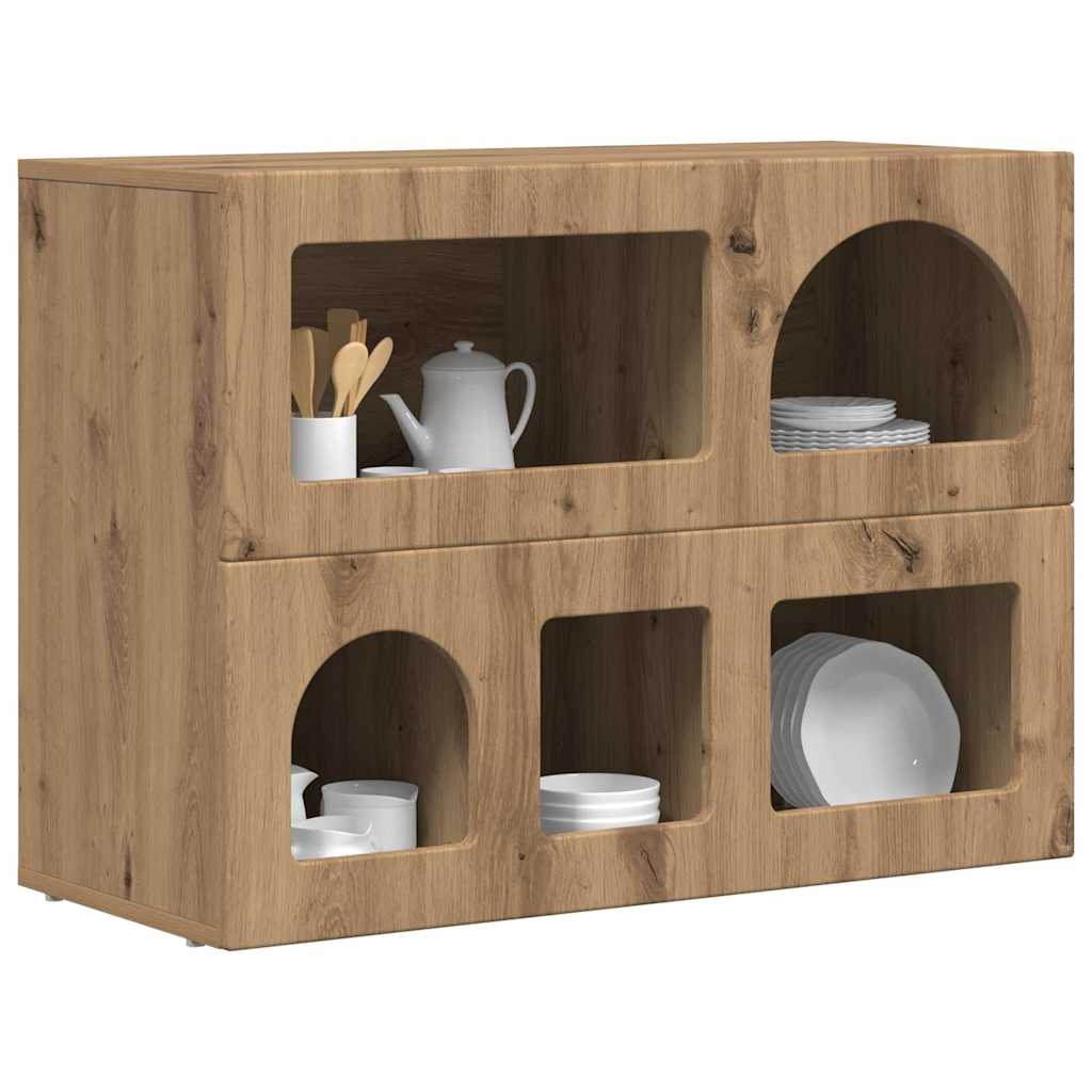 Sideboard ELST Artisan Oak 80.5 x 35 x 59 cm Engineered Wood