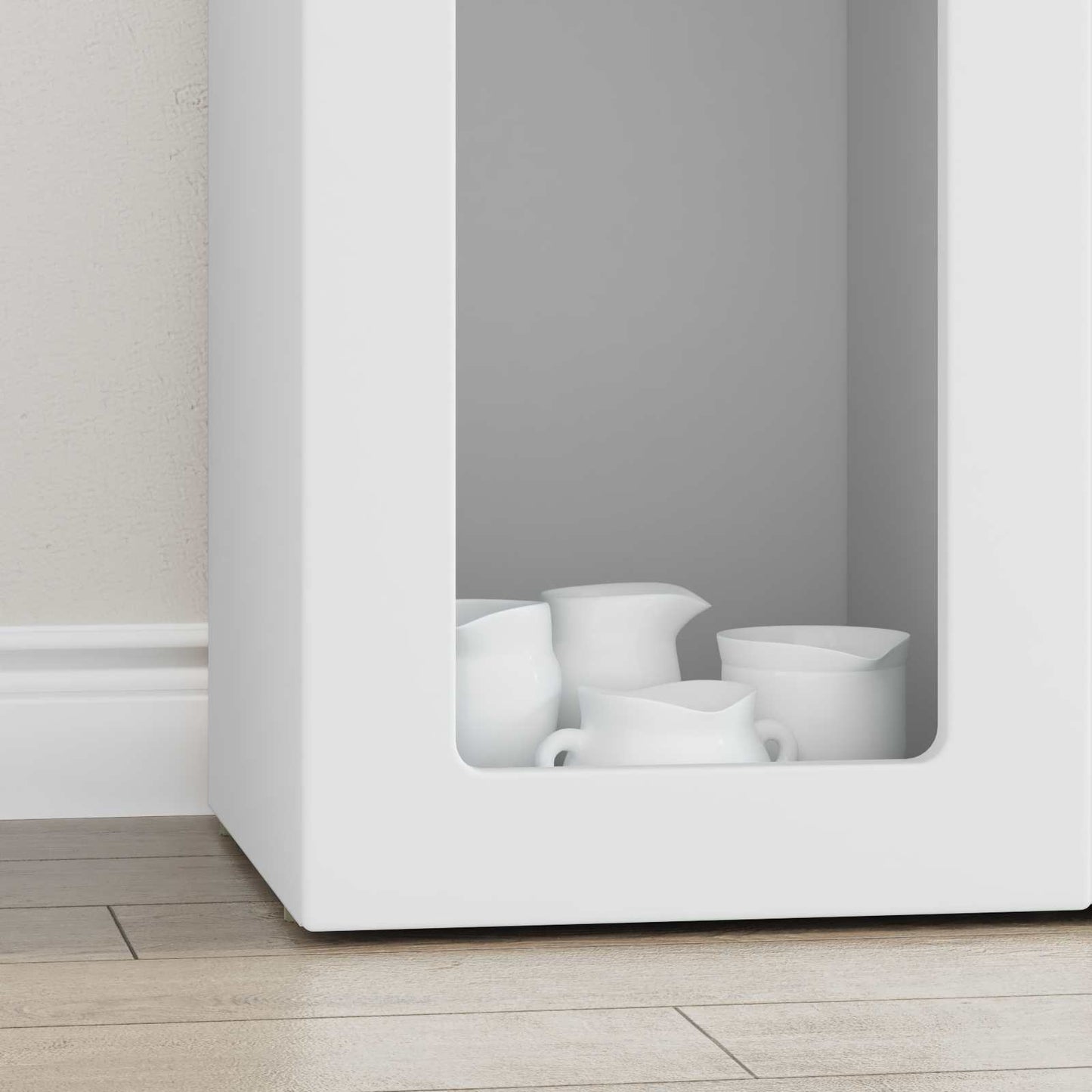 Sideboard ELST White 59 x 35 x 100.5 cm Engineered Wood