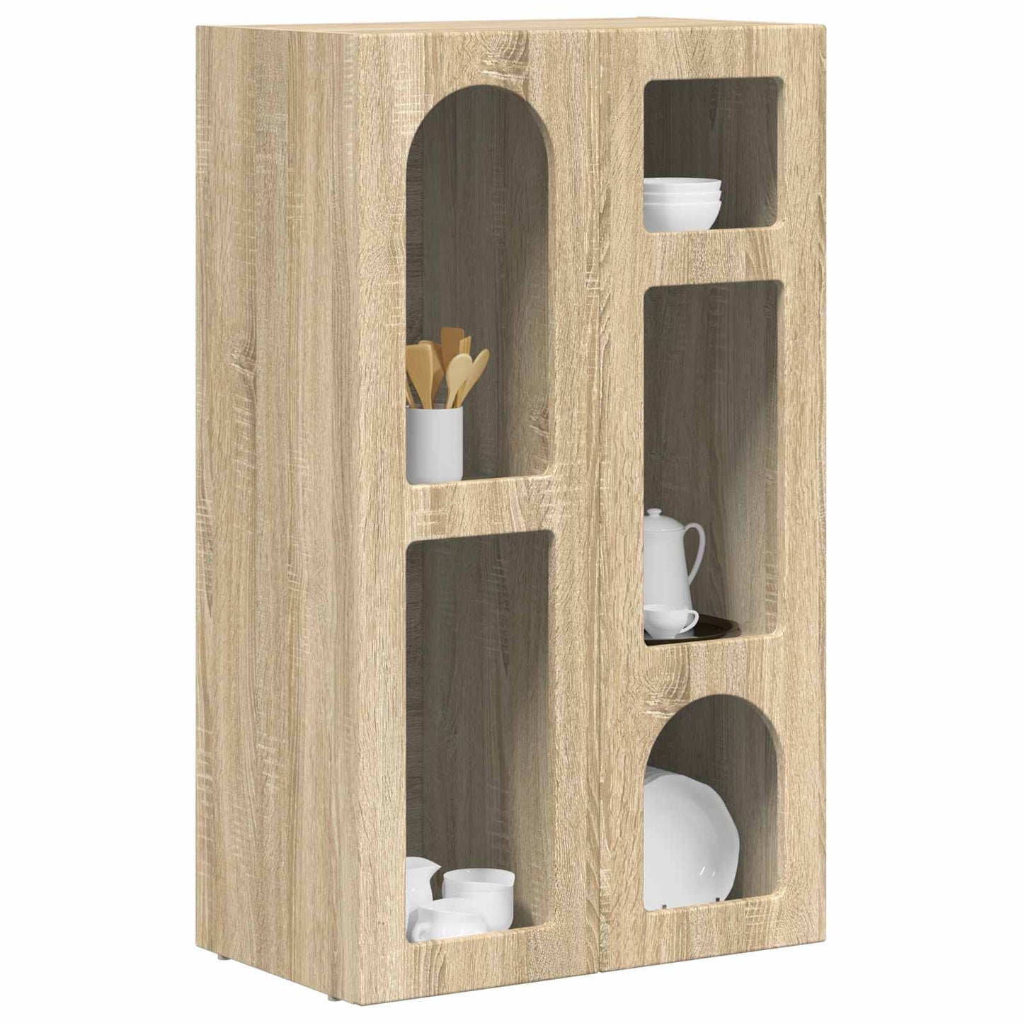 Sideboard ELST Sonoma Oak 59 x 35 x 100.5 cm Engineered Wood