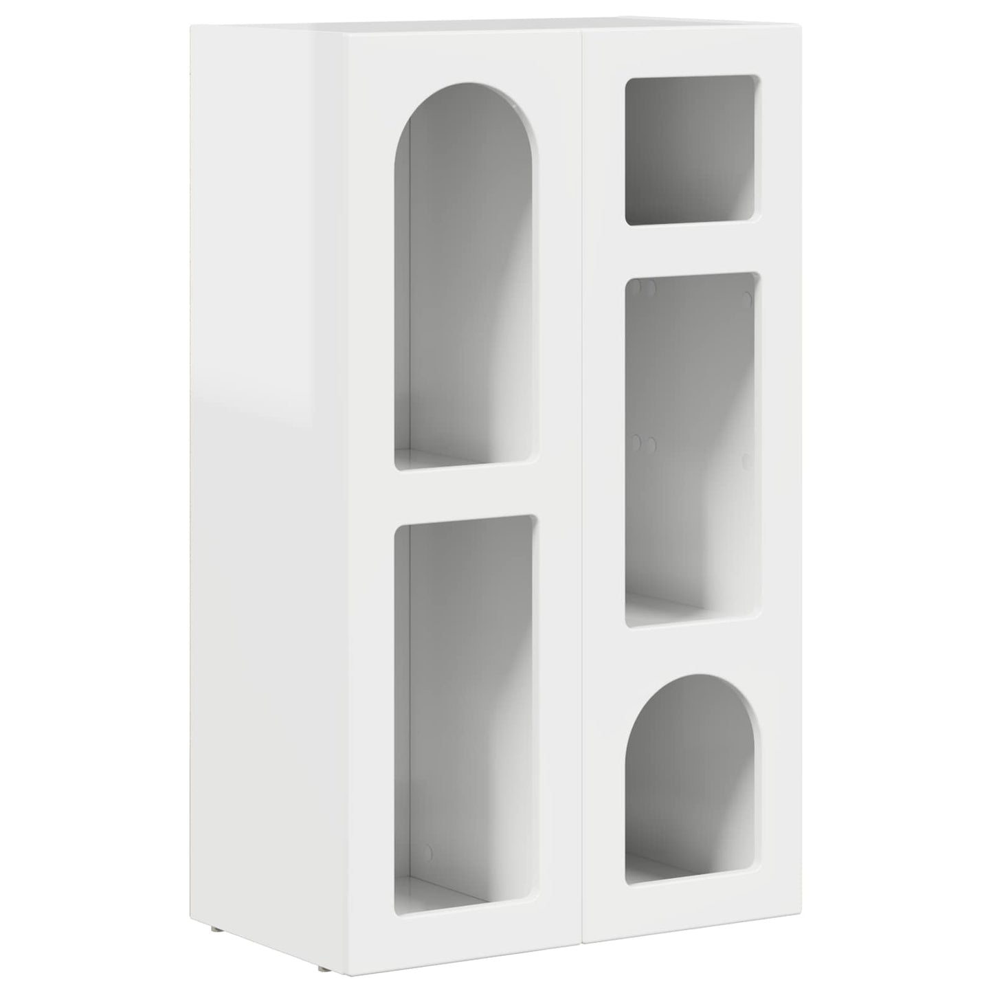 Sideboard ELST High Gloss White 59 x 35 x 100.5 cm