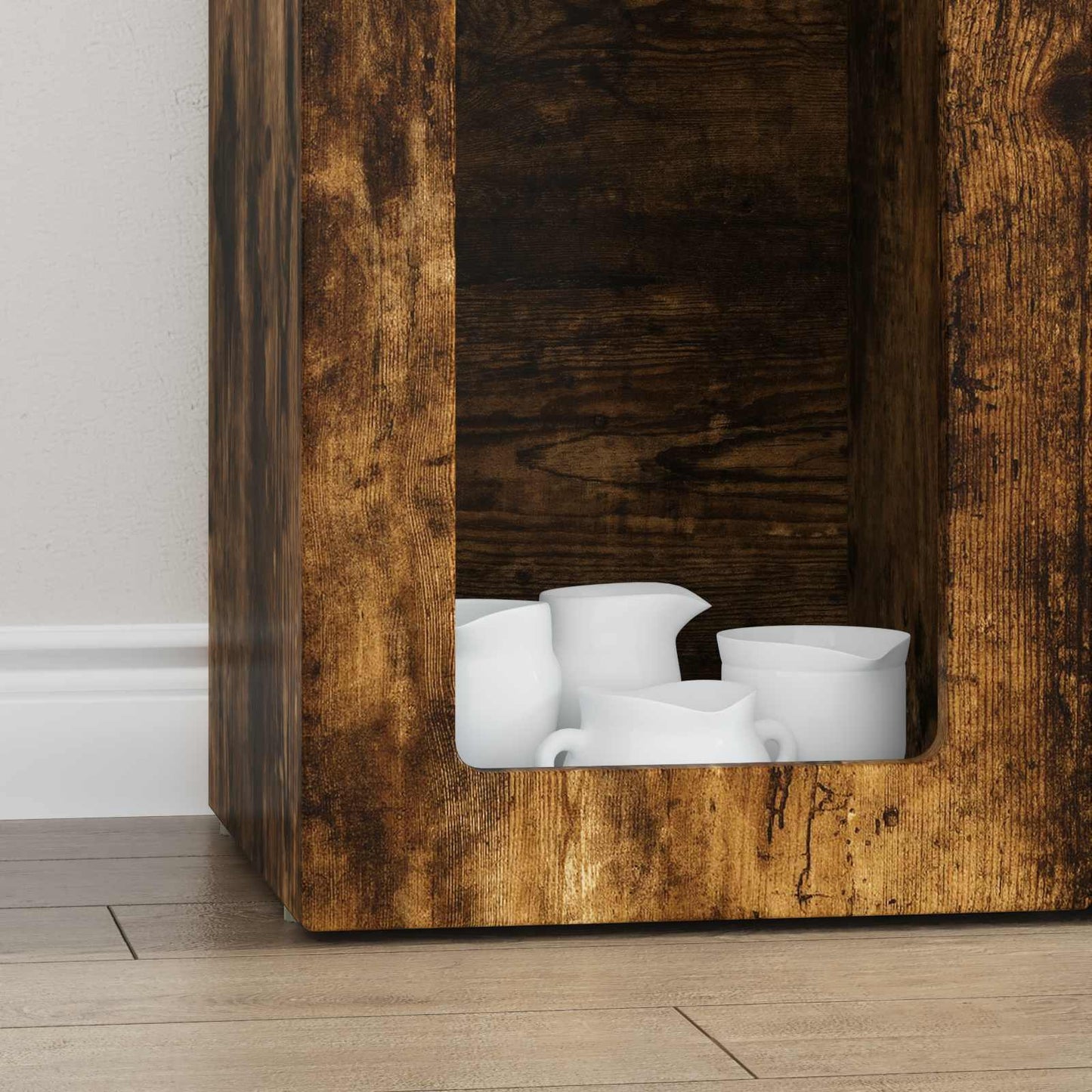Sideboard ELST Smoked Oak 59 x 35 x 100.5 cm Engineered Wood
