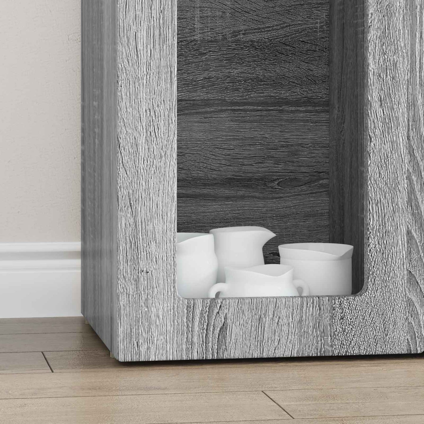 Sideboard ELST Grey Sonoma 59 x 35 x 100.5 cm Engineered Wood