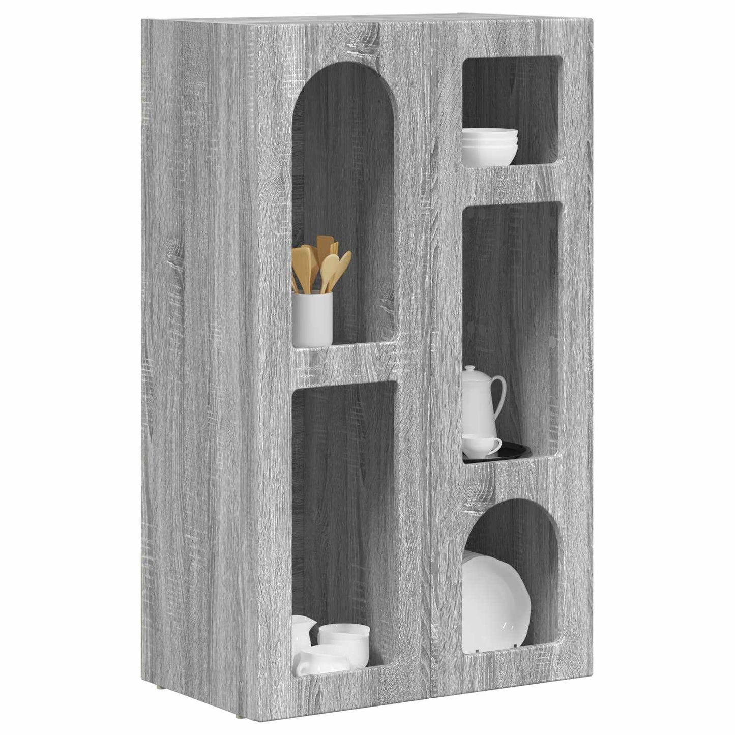 Sideboard ELST Grey Sonoma 59 x 35 x 100.5 cm Engineered Wood