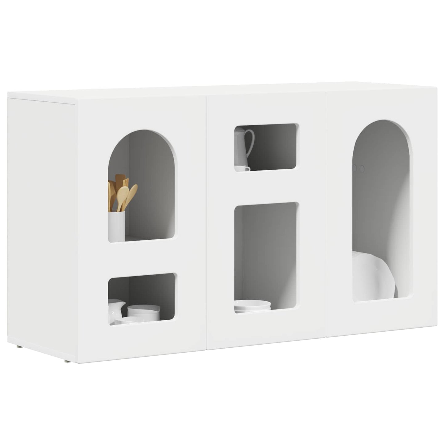 Sideboard ELST White 100 x 35 x 59 cm Engineered Wood