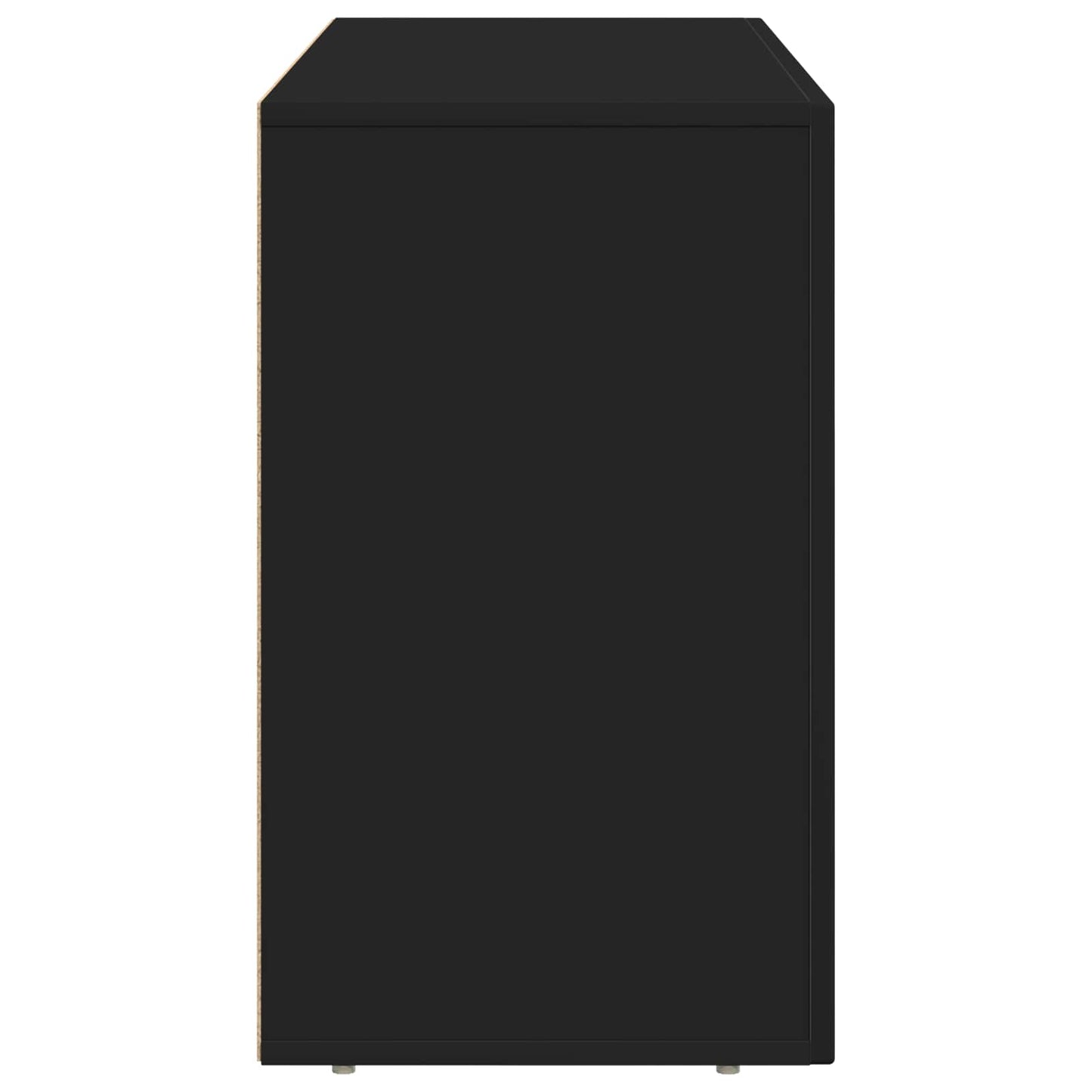Sideboard ELST Black 100 x 35 x 59 cm Engineered Wood