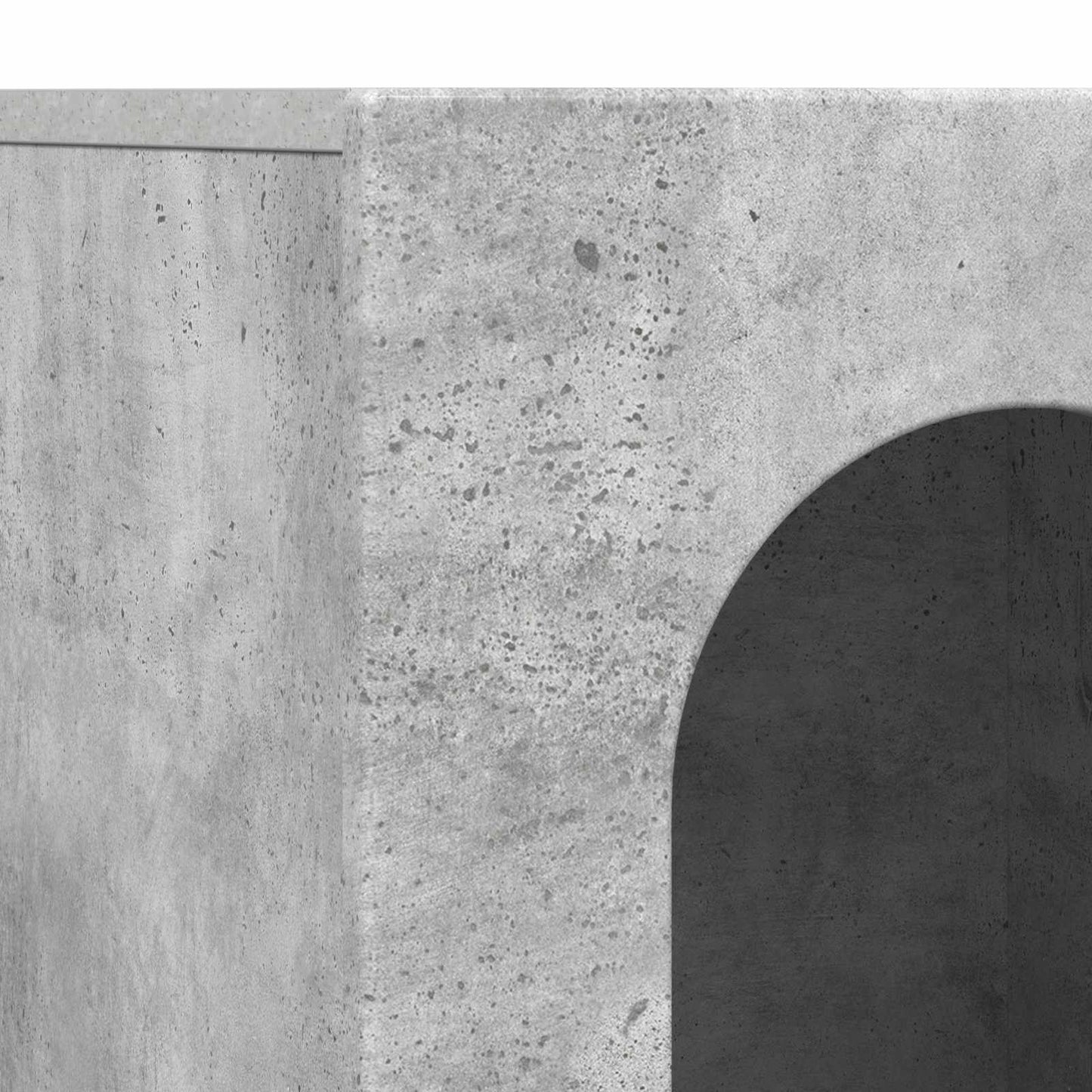 Sideboard ELST Concrete Grey 100 x 35 x 59 cm Engineered Wood