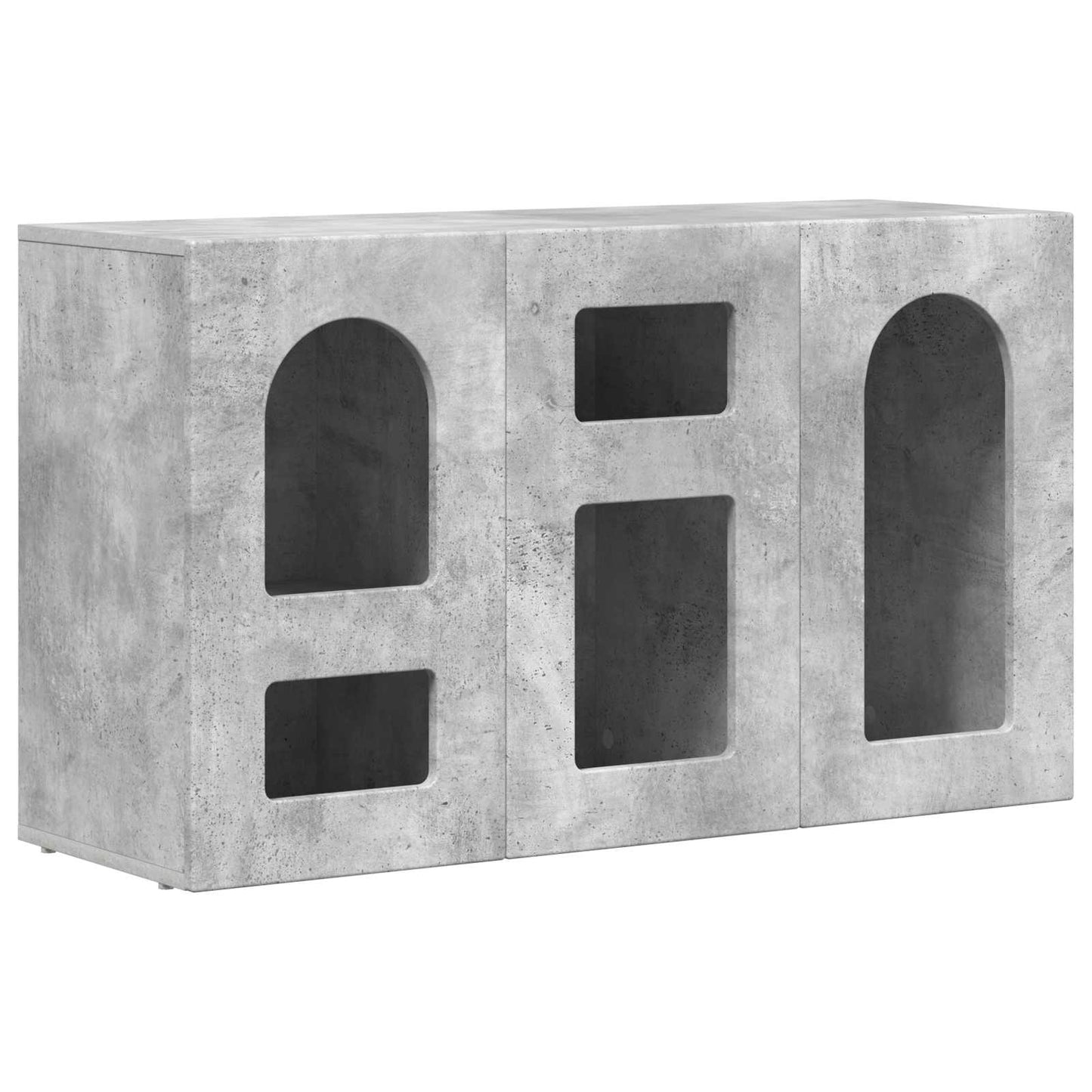 Sideboard ELST Concrete Grey 100 x 35 x 59 cm Engineered Wood