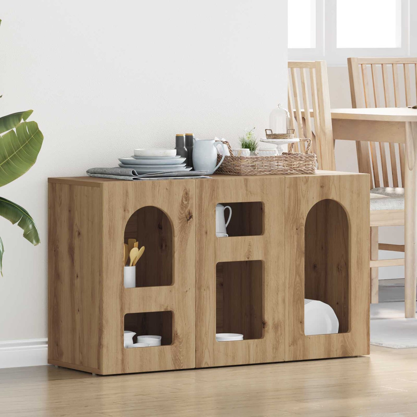 Sideboard ELST Artisan Oak 100 x 35 x 59 cm Engineered Wood