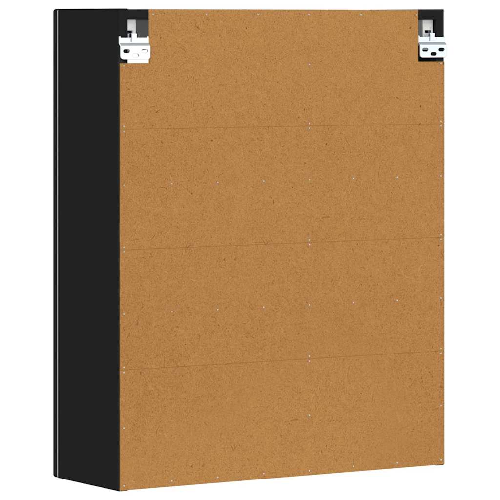 Hanging Cabinet Black 59 x 20 x 71.5 cm Engineered Wood