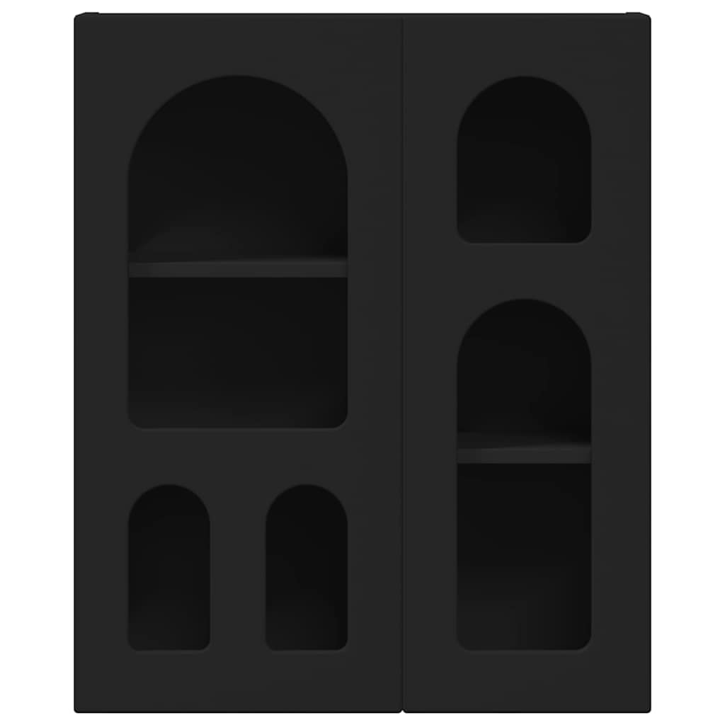 Hanging Cabinet ELST Black 59 x 20 x 71.5 cm Engineered Wood
