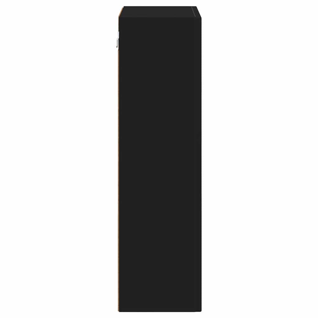 Hanging Cabinet Black 59 x 20 x 71.5 cm Engineered Wood