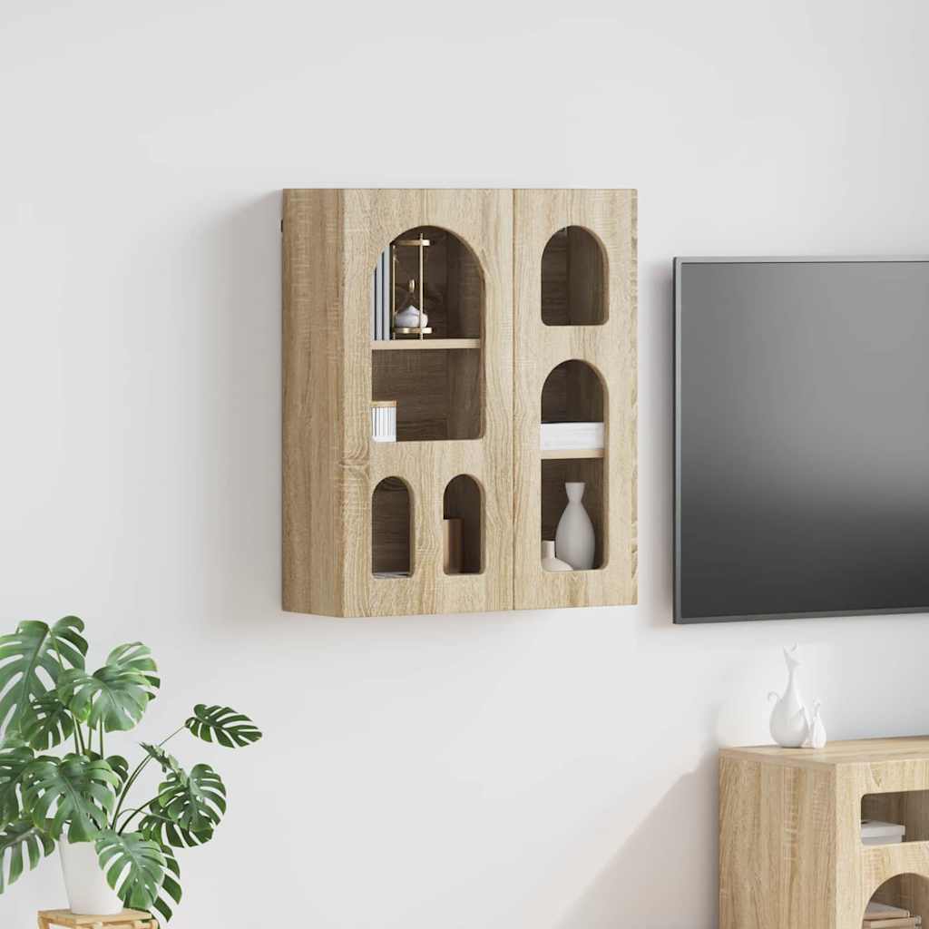 Hanging Cabinet Sonoma Oak 59 x 20 x 71.5 cm Engineered Wood