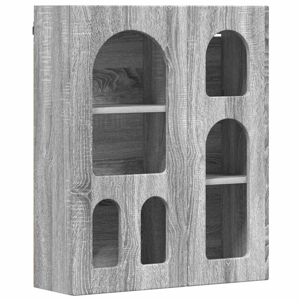 Hanging Cabinet Grey Sonoma 59 x 20 x 71.5 cm Engineered Wood
