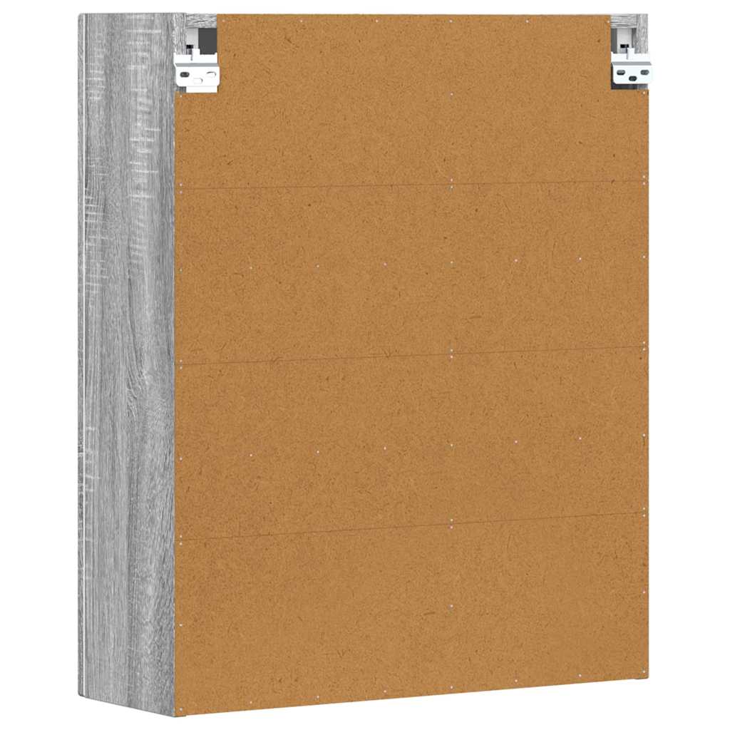 Hanging Cabinet Grey Sonoma 59 x 20 x 71.5 cm Engineered Wood