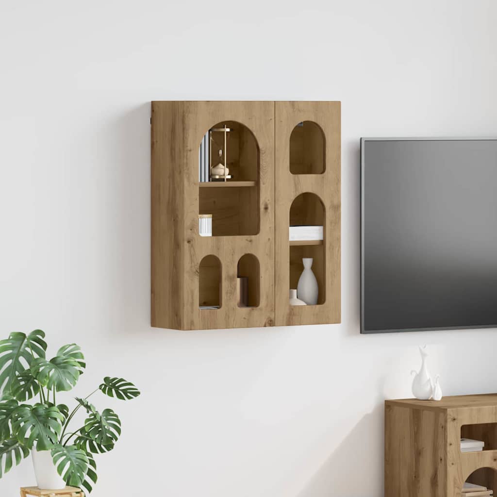 Hanging Cabinet Artisan Oak 59 x 20 x 71.5 cm Engineered Wood