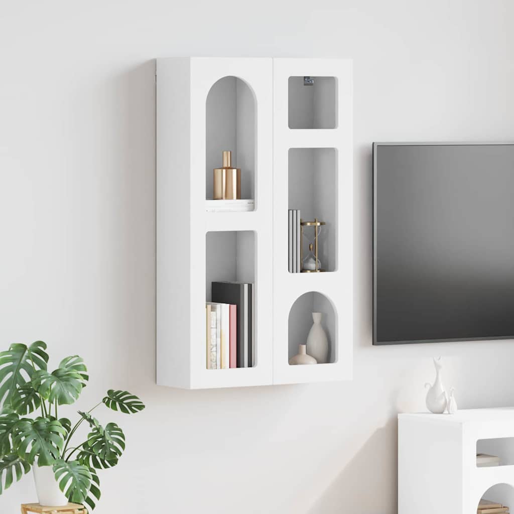 Hanging Cabinet White 59 x 20 x 100 cm Engineered Wood