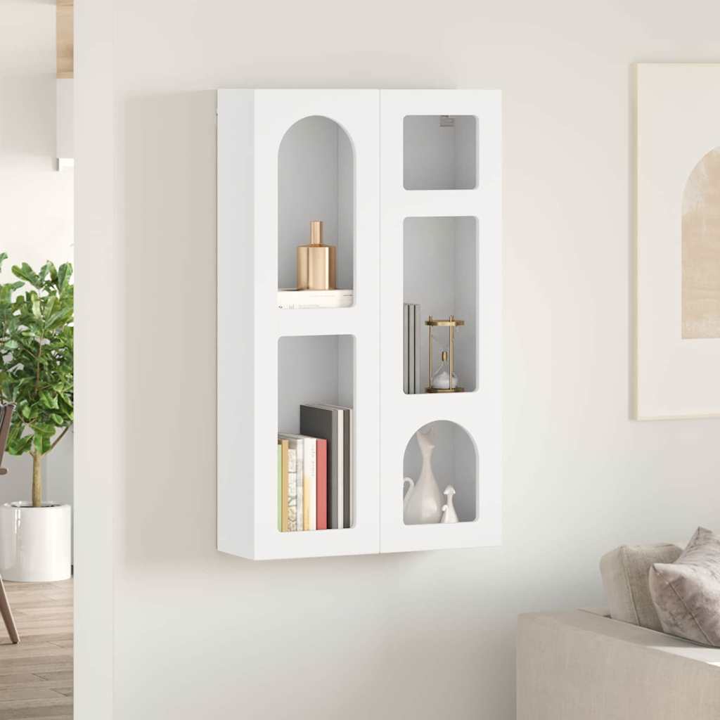 Hanging Cabinet ELST White 59 x 20 x 100 cm Engineered Wood