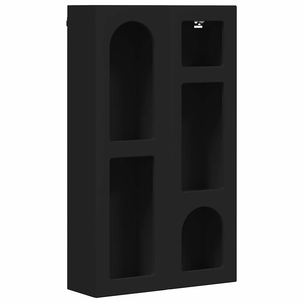 Hanging Cabinet Black 59 x 20 x 100 cm Engineered Wood