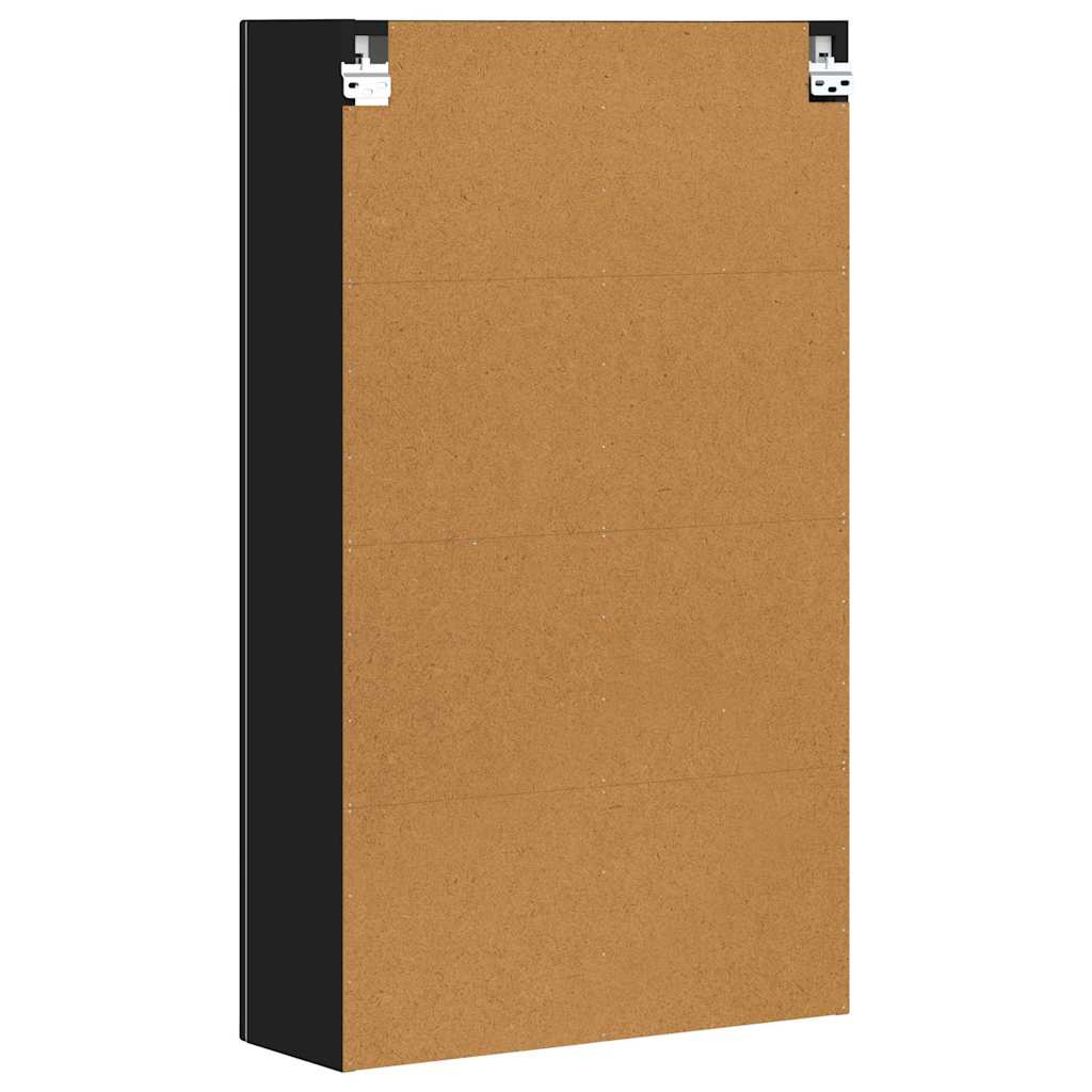 Hanging Cabinet Black 59 x 20 x 100 cm Engineered Wood