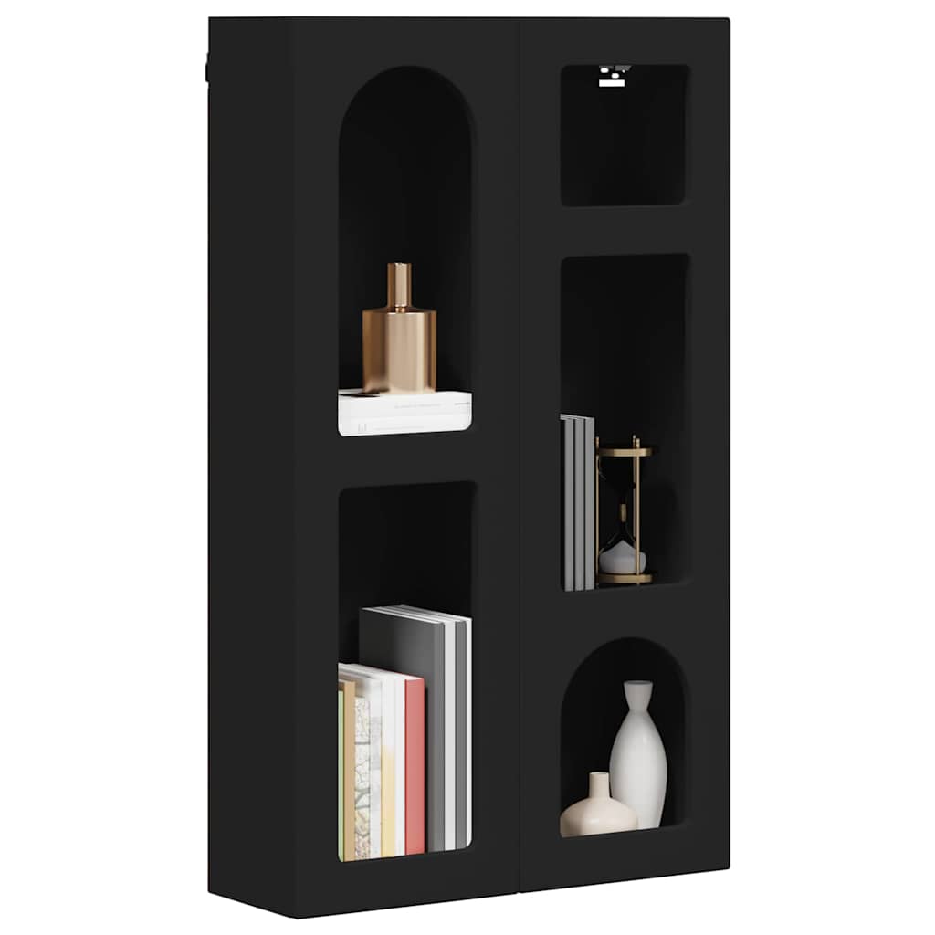Hanging Cabinet Black 59 x 20 x 100 cm Engineered Wood