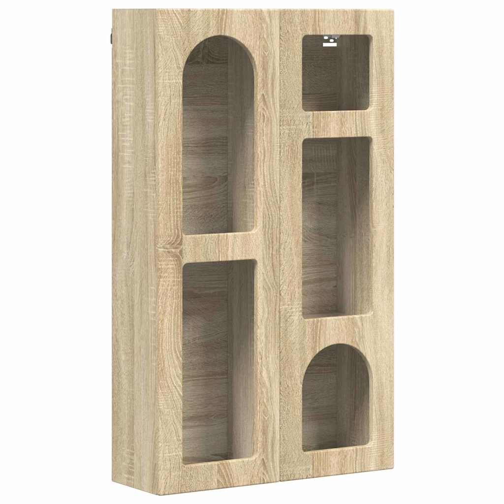 Hanging Cabinet Sonoma Oak 59 x 20 x 100 cm Engineered Wood