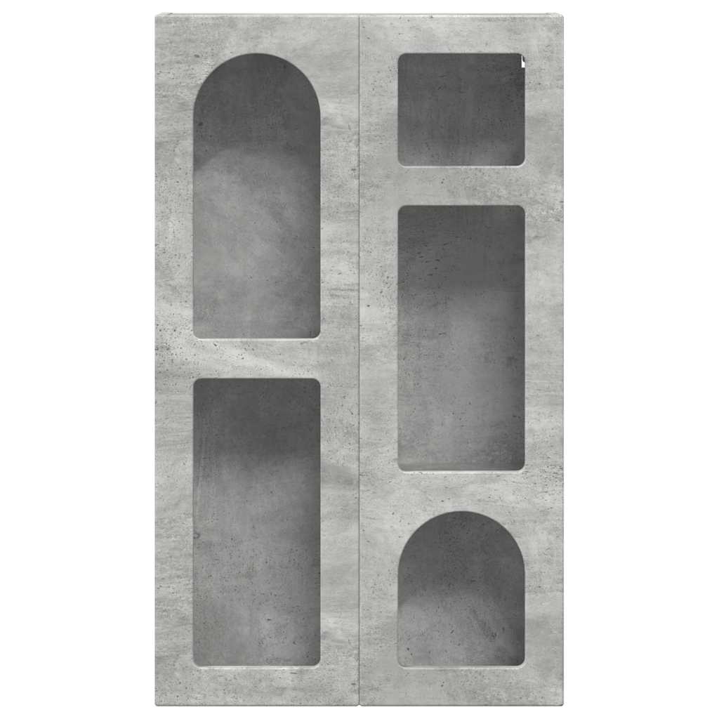 Hanging Cabinet with Shelf ELST Concrete Grey 59 x 20 x 100 cm