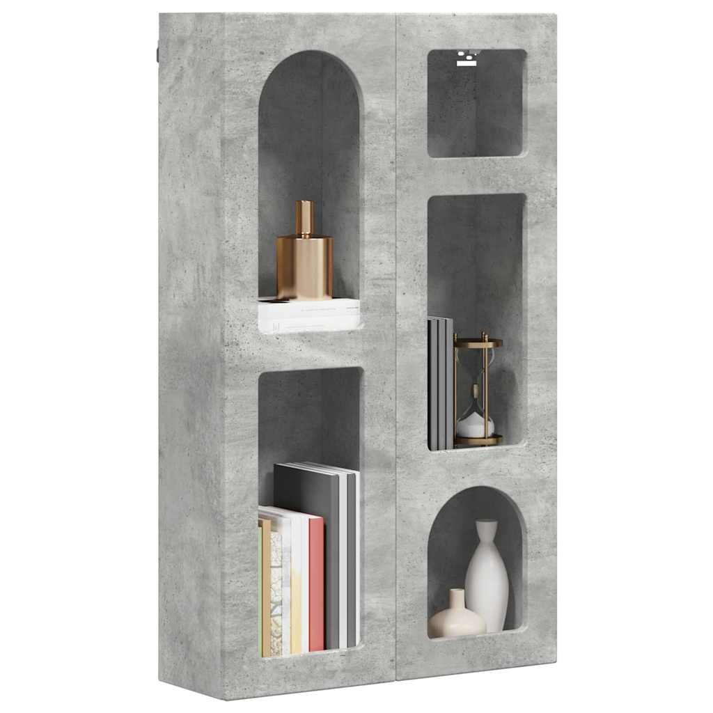 Hanging Cabinet Concrete Grey 59 x 20 x 100 cm Engineered Wood