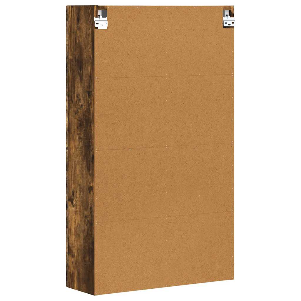Hanging Cabinet Smoked Oak 59 x 20 x 100 cm Engineered Wood