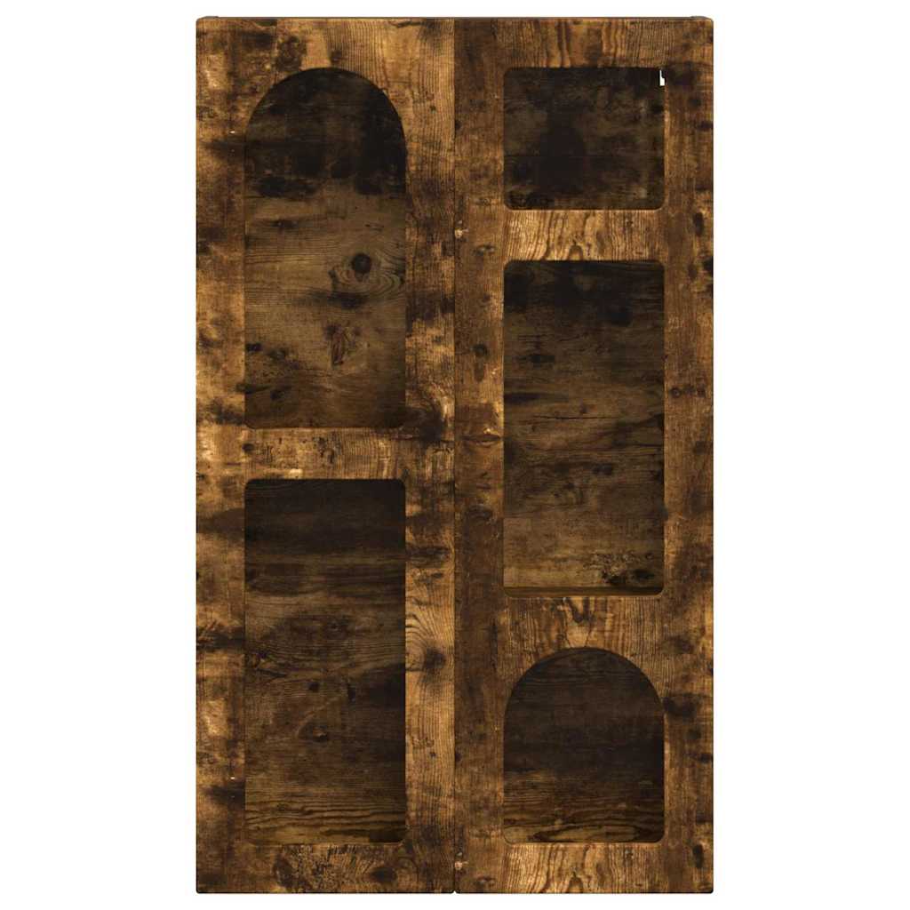 Hanging Cabinet Smoked Oak 59 x 20 x 100 cm Engineered Wood