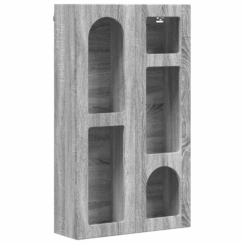 Hanging Cabinet Grey Sonoma 59 x 20 x 100 cm Engineered Wood
