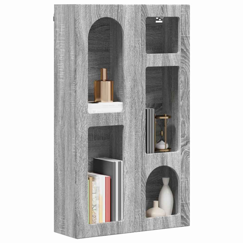 Hanging Cabinet Grey Sonoma 59 x 20 x 100 cm Engineered Wood