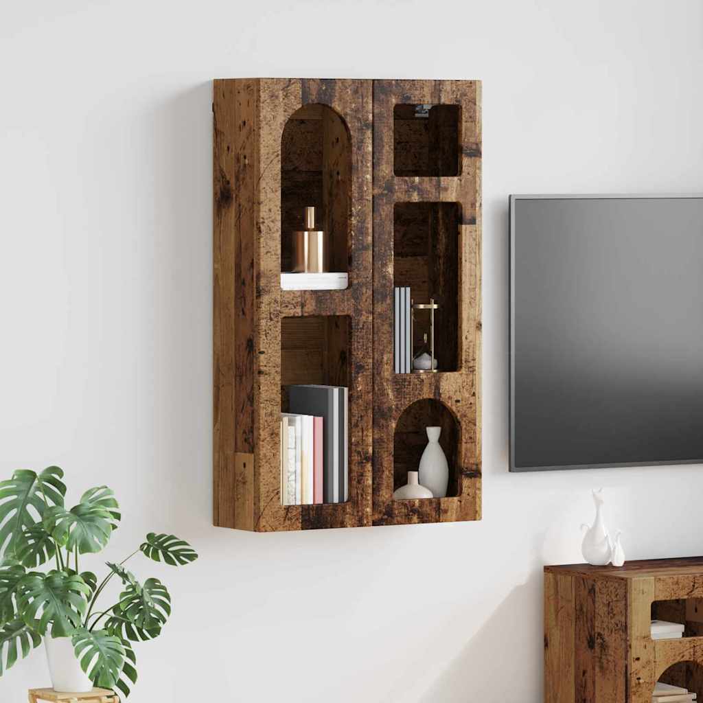 Hanging Cabinet Old Wood 59 x 20 x 100 cm Engineered Wood