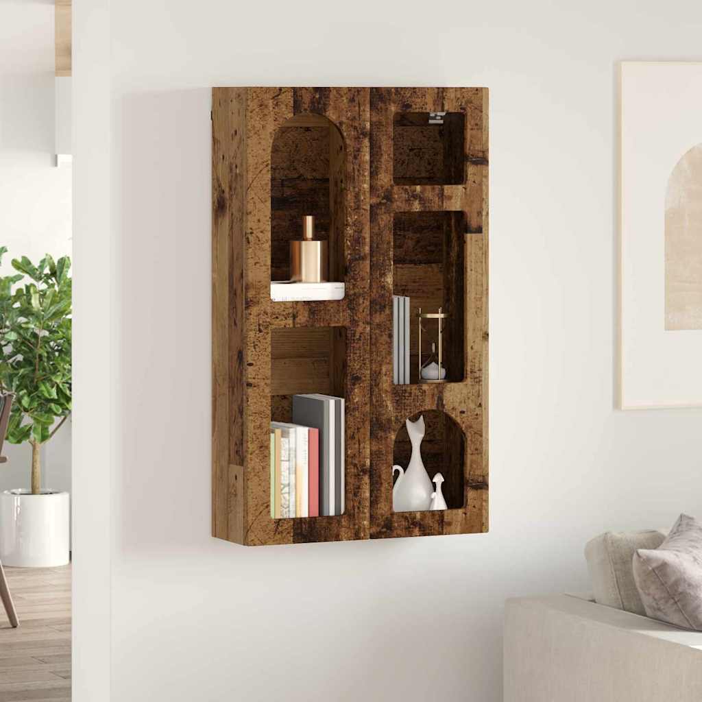 Hanging Cabinet Old Wood 59 x 20 x 100 cm Engineered Wood