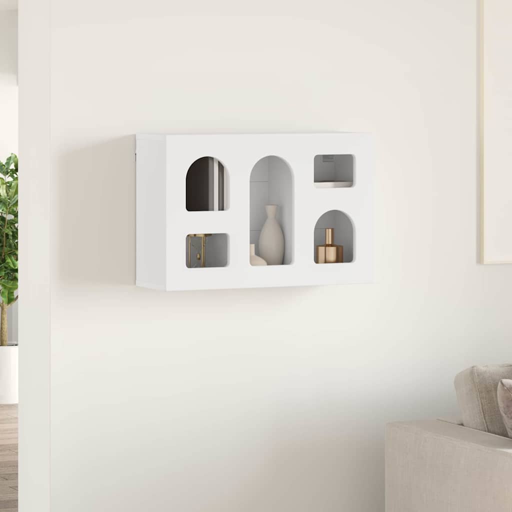 Hanging Cabinet ELST White 60 x 20 x 40 cm Engineered Wood
