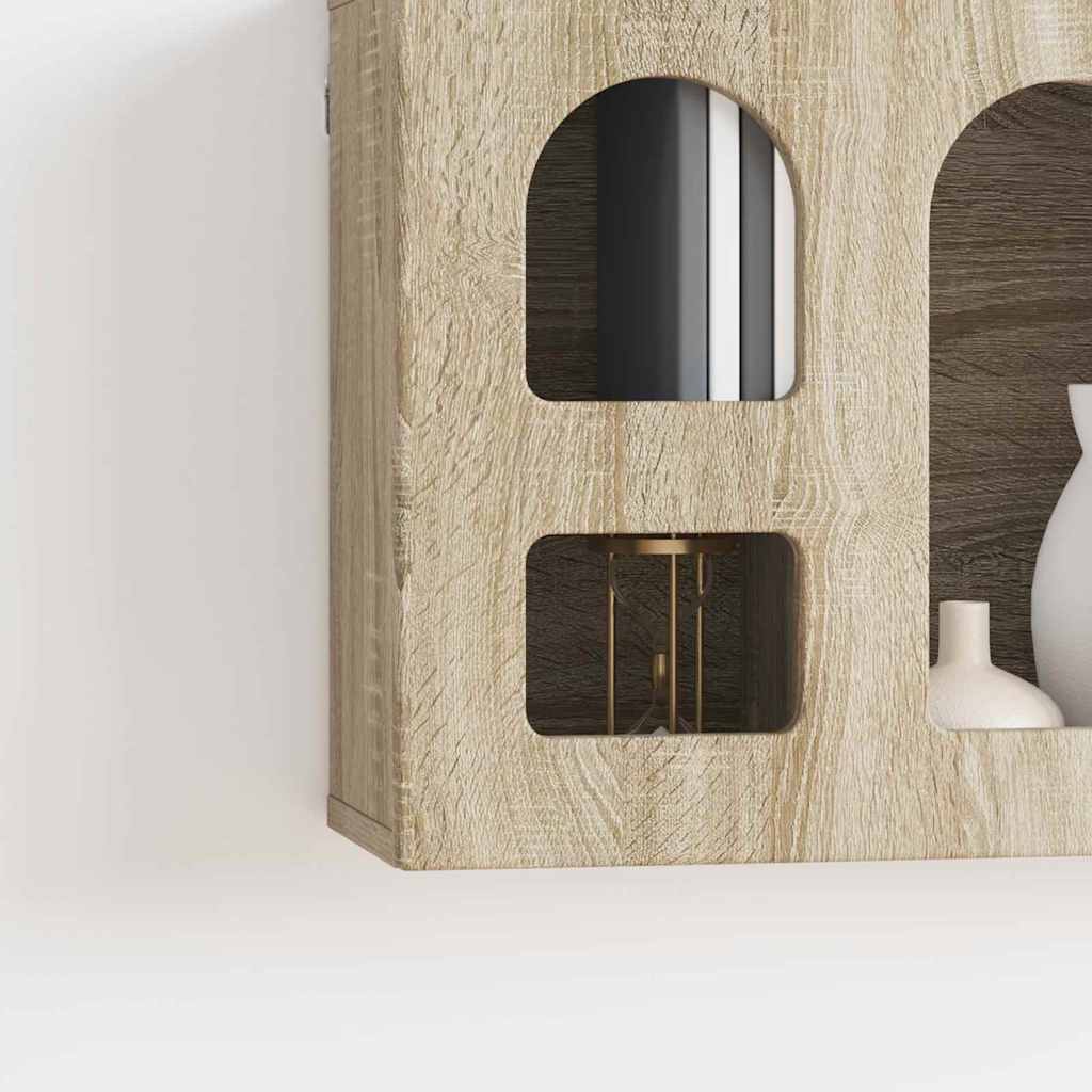 Hanging Cabinet Sonoma Oak 60 x 20 x 40 cm Engineered Wood