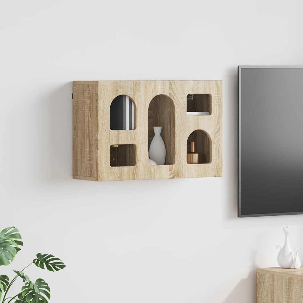 Hanging Cabinet Sonoma Oak 60 x 20 x 40 cm Engineered Wood