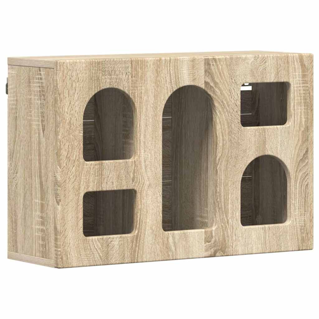 Hanging Cabinet Sonoma Oak 60 x 20 x 40 cm Engineered Wood