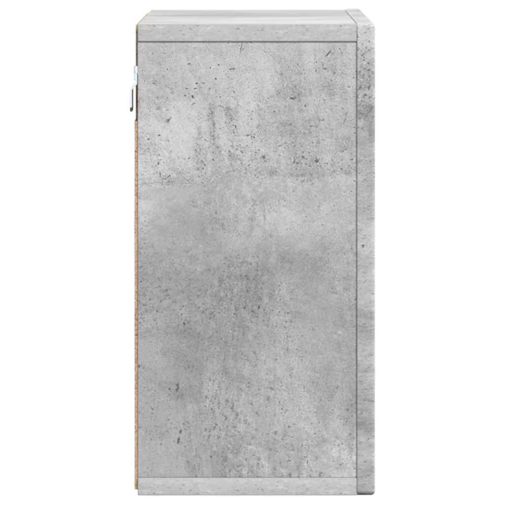 Hanging Cabinet Concrete Grey 60 x 20 x 40 cm Engineered Wood