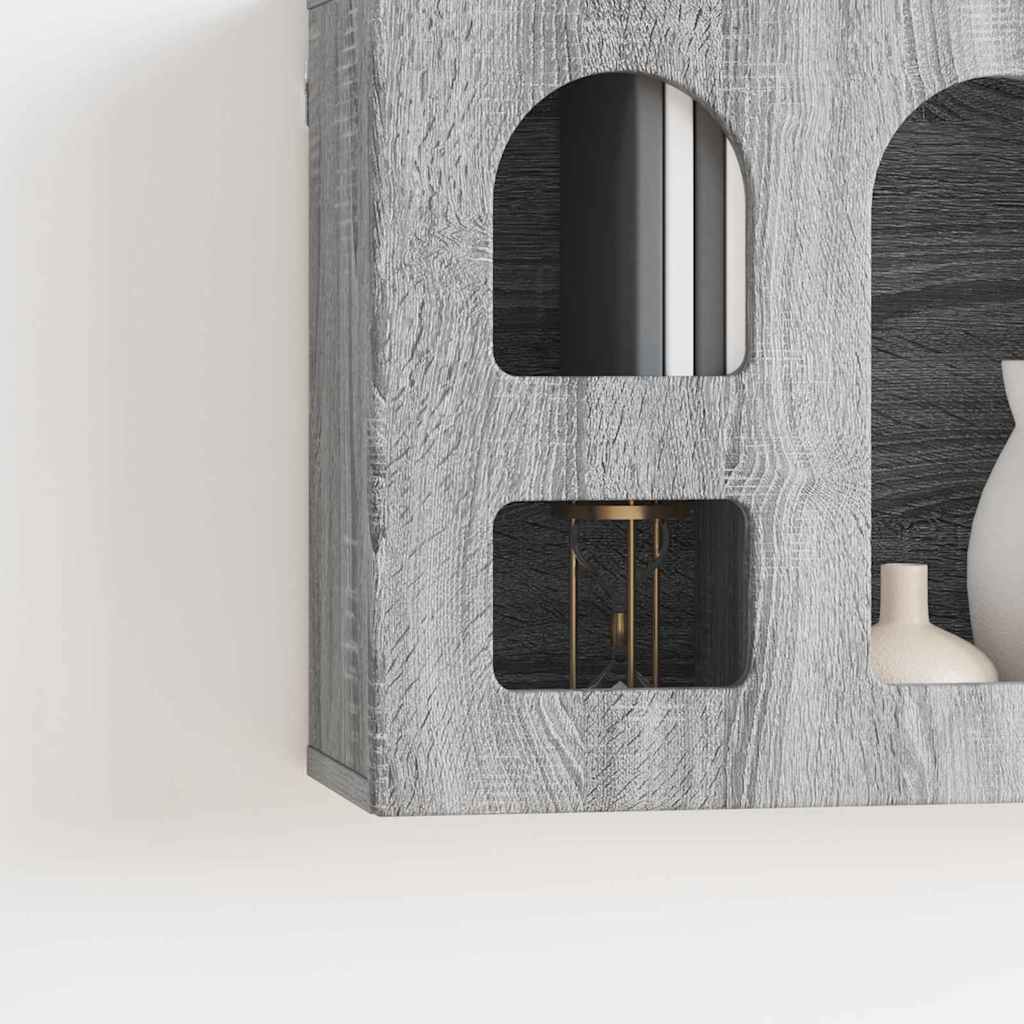 Hanging Cabinet with Shelf ELST Grey Sonoma 60 x 20 x 40 cm