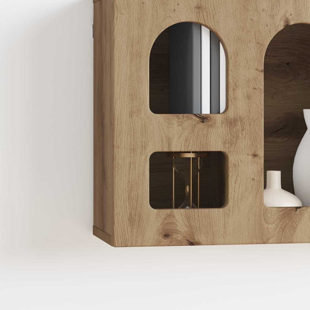 Hanging Cabinet with Shelf ELST Artisan Oak 60 x 20 x 40 cm